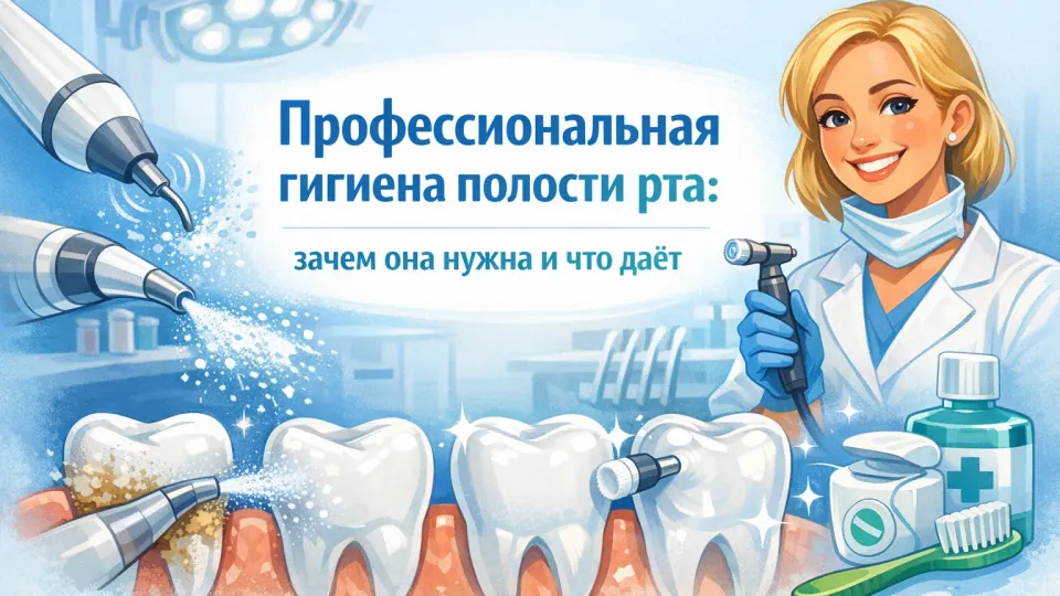 Профессиональная гигиена полости рта: зачем она нужна и что даёт